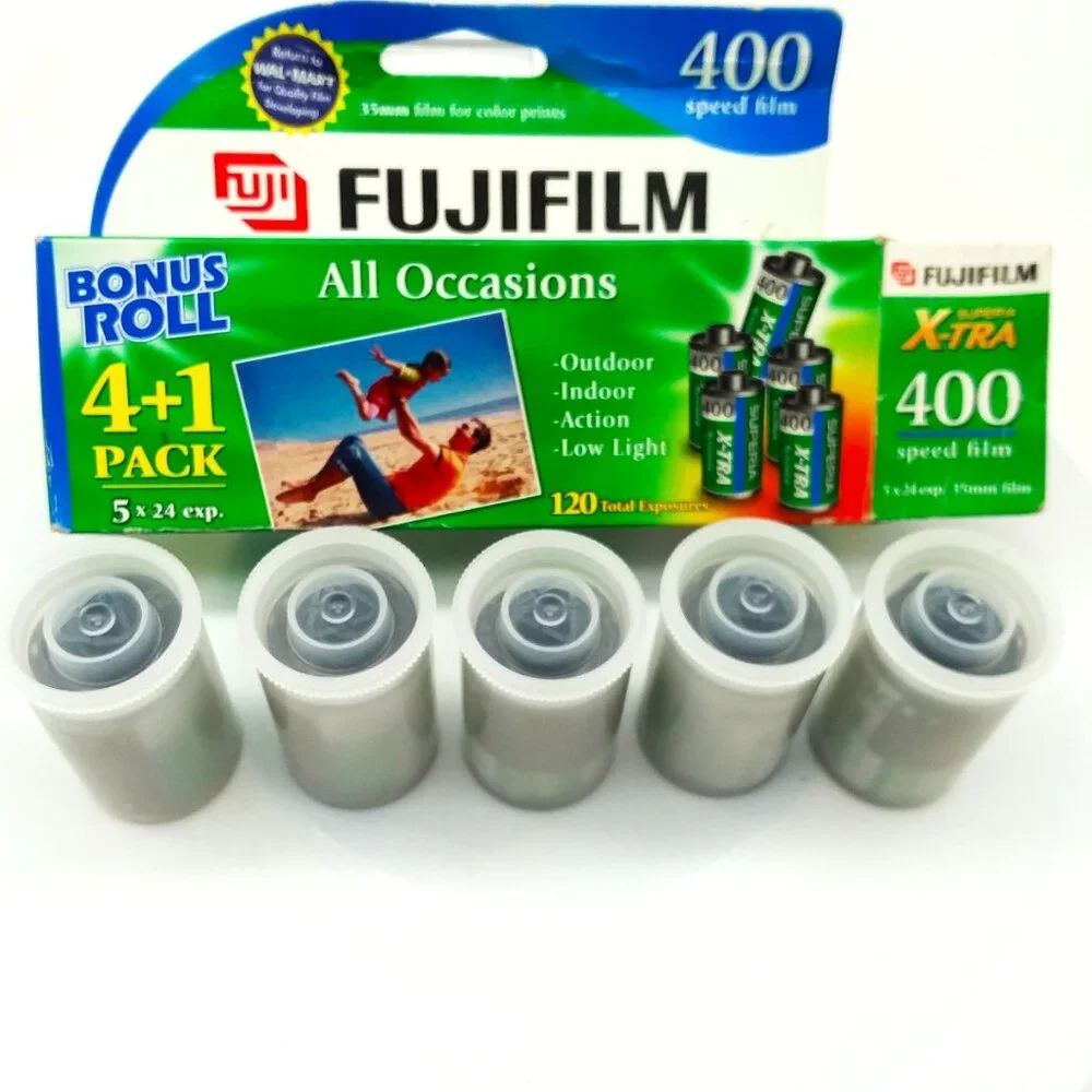 Fujifilm Superia X-TRA 400 Film 5 24 exp New Unused Rolls Film Photography 35mm